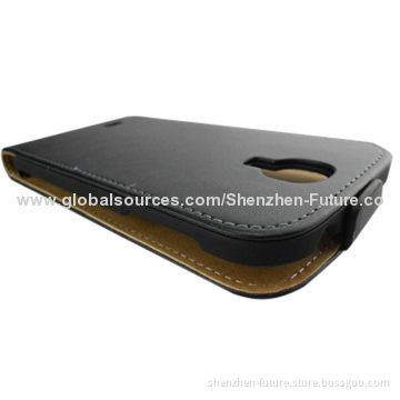 Vertical Flip Leather Case for Samsung Galaxy S4